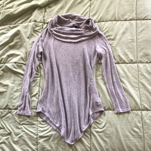 Cowl neck long sleeve